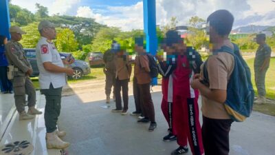 Razia Pelajar Bolos Sekolah Satpol PP Sulbar Jaring Enam Siswa Bolos Sekolah