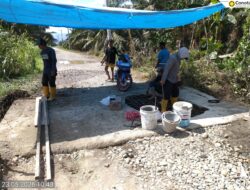 PT MUL Benahi Jalan Penghubung Tobadak Tujuh Menuju Tobadak Dua Pakai Dana CSR