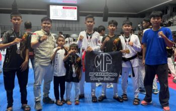 Tim MF Taekwondo Mamuju Raih Dua Medali Emas di Kejuaraan Patriot Indonesia Taekwondo Championship