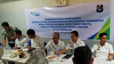 Pemkab Enrekang Bahas Nota Kesepakatan BPJS Ketenagakerjaan untuk P3K hingga Pekerja Rentan