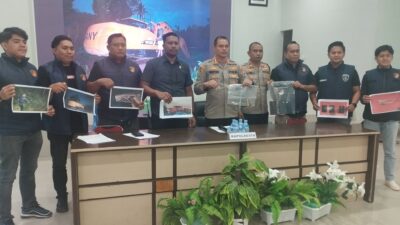 Polisi Kembali Ungkap Tambang Emas Ilegal di Kecamatan Bonehau 7 Penambang dan 1 Oprator Alat Berat Diamankan