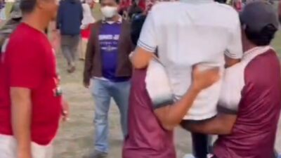 Sahril Yusuf, Ketua KONI Enrekang Teriak Sorak Sorai Usai Final Belajen Cup I: Netralitas Dipertanyakan