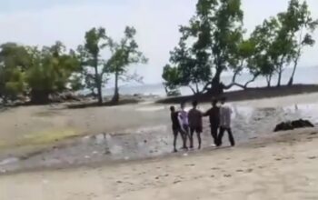 Perkelahian Pakai Badik di Areal Wisata Pantai Tai Manu Dua Orang Diamankan Polisi