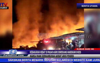 Berita Video : Kebakaran Hebat di Pasar Agro Enrekang Habiskan 9 Kios, Warga Panik Berhamburan Akibat Arus Pendek