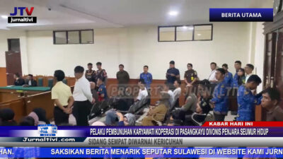 Berita Video : Pelaku Pembunuhan Karyawati Koperasi di Pasangkayu Divonis Penjara Seumur Hidup, Sidang Sempat Diwarnai Kericuhan
