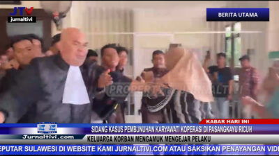Berita Video : Sidang Kasus Pembunuhan Karyawati Koperasi di Pasangkayu Ricuh, Keluarga Korban Mengamuk Mengejar Pelaku