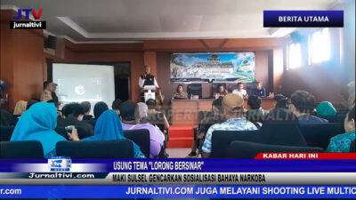 Berita Video : Usung Tema “Lorong Bersinar”, MAKI Sulsel Gencarkan Sosialisasi Bahaya Narkoba