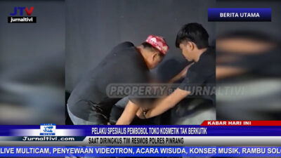 Berita Video : Pelaku Spesialis Pembobol Toko Kosmetik Tak Berkutik Saat Diringkus Tim Resmob Polres Pinrang