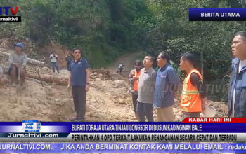 Berita Video : Bupati Toraja Utara Tinjau Longsor di Dusun Kadinginan Bale, Perintahkan 4 OPD Terkait Lakukan Penanganan Secara Cepat dan Terpadu