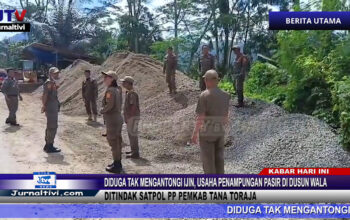 Berita Video : Diduga Tak Mengantongi Ijin, Usaha Penampungan Pasir di Dusun Wala Ditindak Satpol PP Pemkab Tana Toraja
