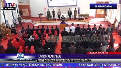 Berita Video : Lantik 80 Pejabat Baru, Bupati Enrekang : Berikan Yang Terbaik Untuk Daerah
