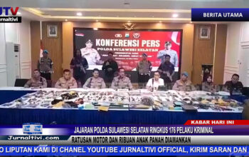 Berita Video : Jajaran Polda Sulawesi Selatan Ringkus 176 Pelaku Kriminal, Ratusan Motor dan Ribuan Anak Panah Diamankan