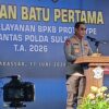 Berita Foto : Bakal Berdiri Megah Gedung Pelayanan BPKB Prototype Ditlantas Polda Sulsel