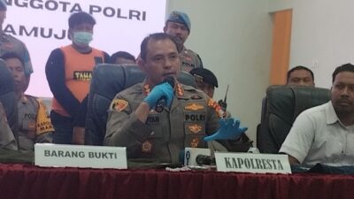 Usai Tonjok Polisi d Lokasi Demo Pelaku Sempat Kabur, Akhirnya Menyerahkan Diri
