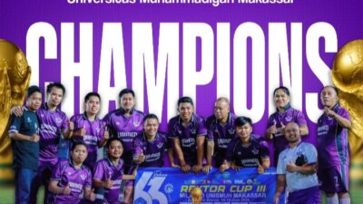 Lewat Drama Adu Penalti, Tim Mini Soccer UNIMEN Juara Rektor Cup III