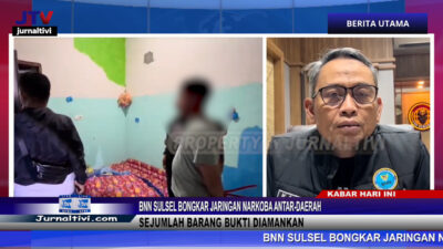 Berita Video : BNN Sulsel Bongkar Jaringan Narkoba Antar Daerah, Sejumlah Barang Bukti Diamankan