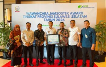 Jamsostek Award 2026, Bupati Enrekang: Perlinsos Bagian Asta Cita Prabowo Wajib Kami Sukseskan