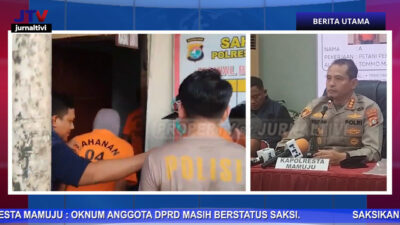 Berita Video : Empat Pelaku Tambang Emas Ilegal Di Mamuju Ditahan, Kapolresta Mamuju : Oknum Anggota DPRD Masih Berstatus Saksi