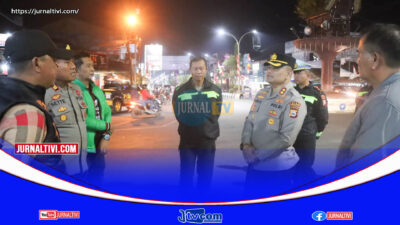 Pastikan Harkamtibmas Tetap Kondusif, Kapolres Toraja Utara Pimpin Patroli Gabungan