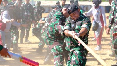 Kobarkan Semangat Kemerdekaan, Kodim 1409/Gowa Gelar Lomba Semarak HUT RI Ke-81