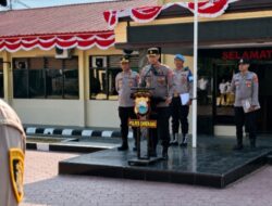 Kapolres Enrekang Pimpin Apel, Ingatkan Personel Soal Senpi hingga Bhabinkamtibmas