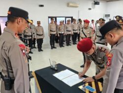 Mutasi di Polres Enrekang, 5 Pejabat Kasat hingga Kapolsek Diganti