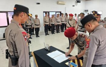 Mutasi di Polres Enrekang, 5 Pejabat Kasat hingga Kapolsek Diganti