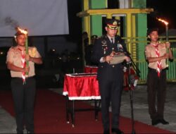 Kapolres Enrekang Pimpin Apel Kehormatan dan Renungan Suci di TMP Massenrempulu