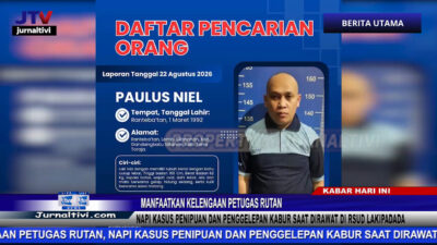 Berita Video : Manfaatkan Kelengaan Petugas Rutan, Napi Kasus Penipuan dan Penggelepan Kabur Saat Dirawat di RSUD Lakipadada