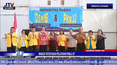 Berita Video : Wabub Tator Buka Pelatihan PKBJJ UT : Jangan Jadikan Jarak dan Waktu Jadi Kendala Dalam Mengejar Pendidikan