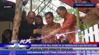 Berita Video : Diresmikan Bupati Tana Toraja, Rockside Cafe Jadi Tongkrongan Baru Di Objek Wisata Buntu Sarira, Jadi Buruan Tempat Berswafoto Pengunjung
