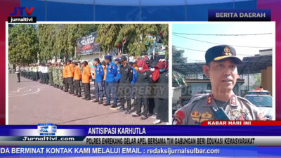 Berita Video : Antisipasi Karhutla, Polres Enrekang Gelar Apel Bersama Tim Gabungan Beri Edukasi Kemasyarakat