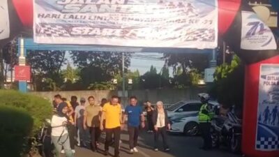 Dari Jalan Santai Sampai Olahraga Bersama Warnai Hari Jadi Lalu Lintas Bhayangkara ke-71