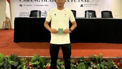 Polisi Enrekang Lolos Seleksi Wasit Futsal, 4 Tahun Beruntun Bertugas di PFL