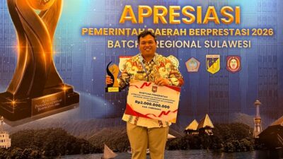Enrekang Raih Terbaik I Apresiasi Pemda Berprestasi 2026, Kategori Akses Layanan Pendidikan