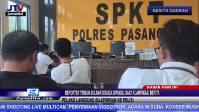 Berita Video : Reporter Tribun Sulbar Diduga Dipukul Saat Klarifikasi Berita, Pelaku Langsung Dilaporkan Ke Polisi