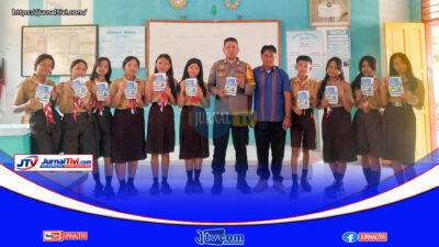 Sosialisasikan SPMB SMA Kemala Taruna Bhayangkara, Bhabinkamtibmas Polsek Sanggalangi’ Disambut Baik di SMPN 3 Satap Buntao