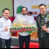 Polres Enrekang Beri Nasi Tumpeng ke Kodim 1419/Enrekang, Simbol Sinergitas TNI-Polri di HUT TNI ke-81