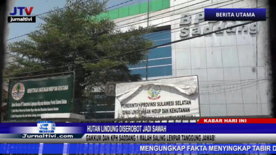 Berita Video : Hutan Lindung Diserobot Warga Dijadikan Sawah, Gakkum dan Kehutanan Malah Saling Lempar Tanggung Jawab..!