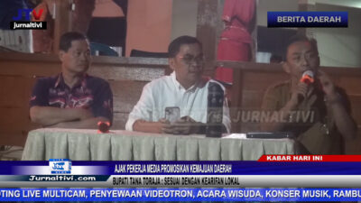 Berita Video : Ajak Pekerja Media Promosikan Kemajuan Daerah, Bupati Tana Toraja : Sesuai Dengan Kearifan Lokal