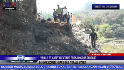 Berita Video : Viral..!! PT. Carly Alfa Timur Bronjong DAS Saddang Disidak DPRD Torut